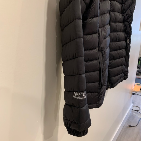 Faux The North Face Black Puffy Jacket Size M— LIKE NEW - Picture 2 of 13